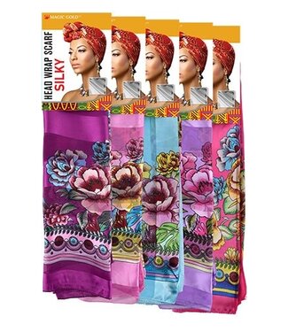 MAGIC GOLD Head Wrap Scarf Silky #4 #SCF99574