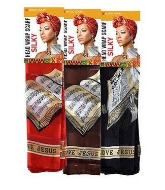 MAGIC GOLD Head Wrap Scarf Silky #20 #SCF99590