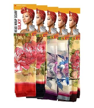 MAGIC GOLD Head Wrap Scarf Silky #17 #SCF99587
