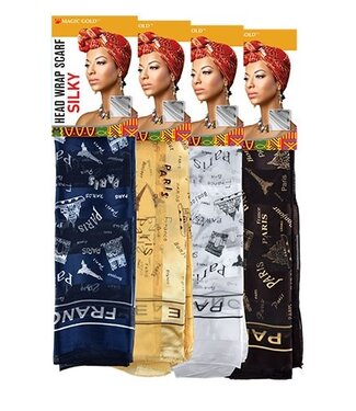 MAGIC GOLD Head Wrap Scarf Silky #16 #SCF99586