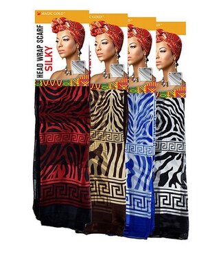 MAGIC GOLD Head Wrap Scarf Silky #1 #SCF99571