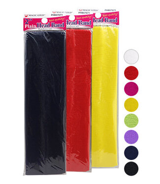 MAGIC GOLD Plain Head Band Small Assorted