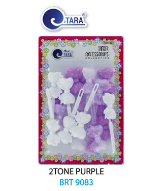 Magic Collection Tara Barrette (Ribbon 2 Tone Purple} BRT9083