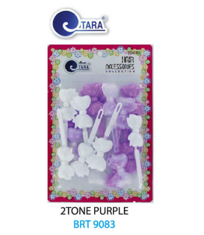 Magic Collection Tara Barrette (Ribbon 2 Tone Purple} BRT9083