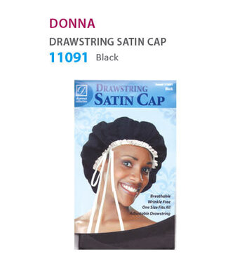 Donna D/String Sleep Cap 11091 Black