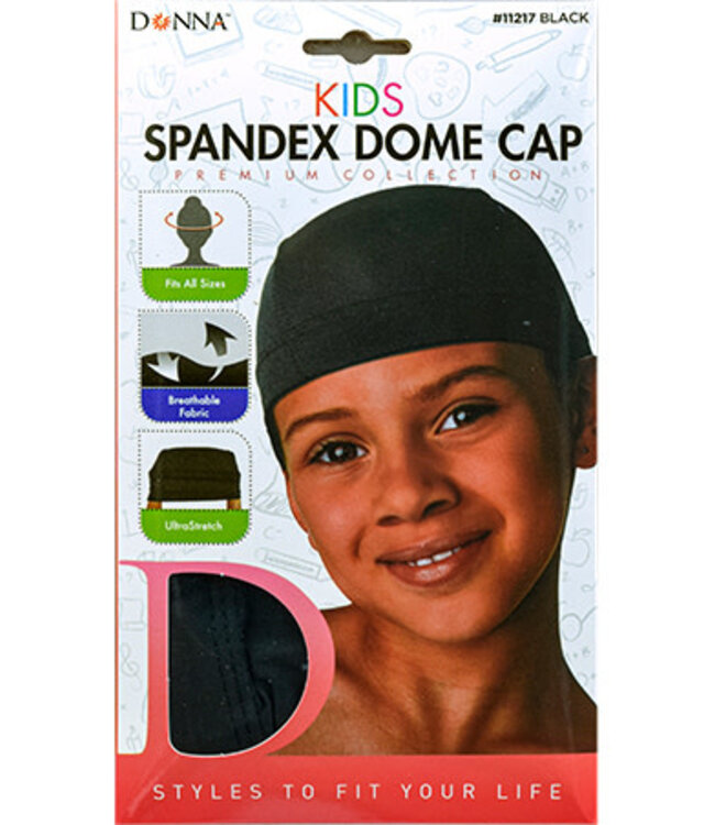 Donna Kid's Spandex Dome #11217 - Black