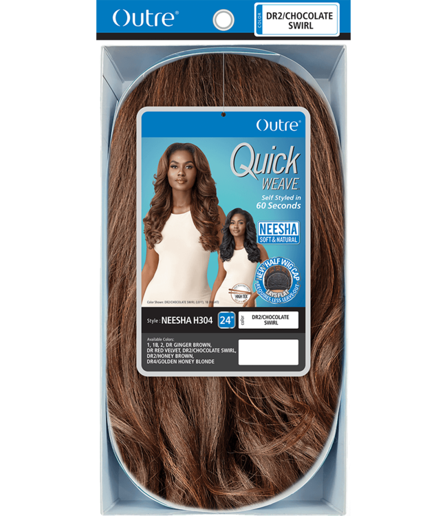 Quick Weave Neesha H304 DR Chocolate Swirl