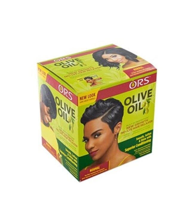 Organic Root ORS Olive Oil New Growth No-Lye Relaxer Kit 1App Normal