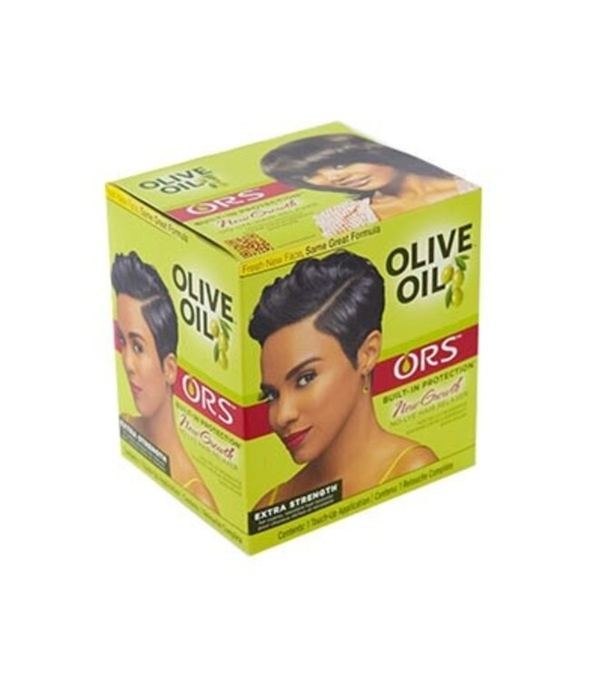 Organic Root ORS Olive Oil New Growth No-Lye Relaxer Kit 1App Extra
