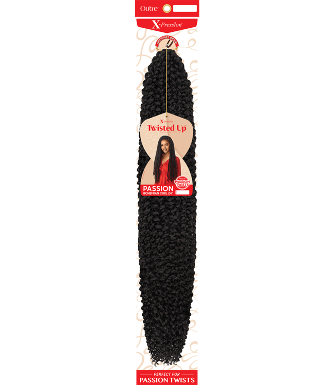 X-Pression Twisted Up Passion Bohemian Curl 24"