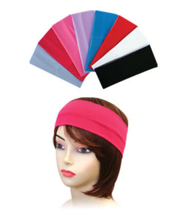Magic Collection Plain Head Band Ass't 4864 Final Sale