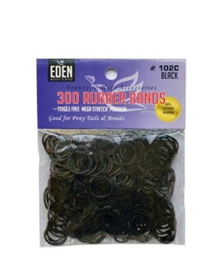 Eden Rubber Band 300Pcs Black #102C