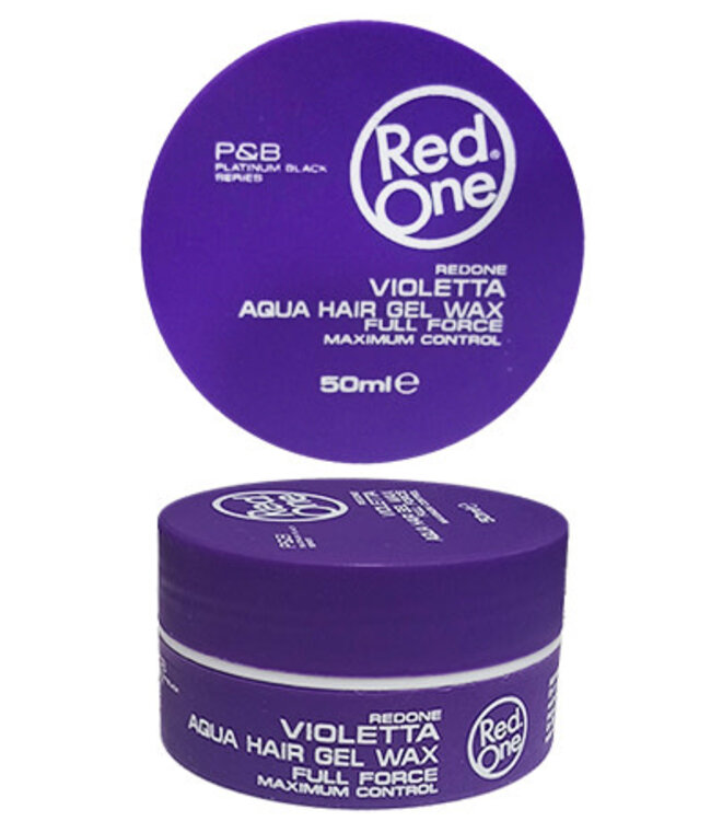 Red One Aqua Hair Gel Wax - Violetta 50ml