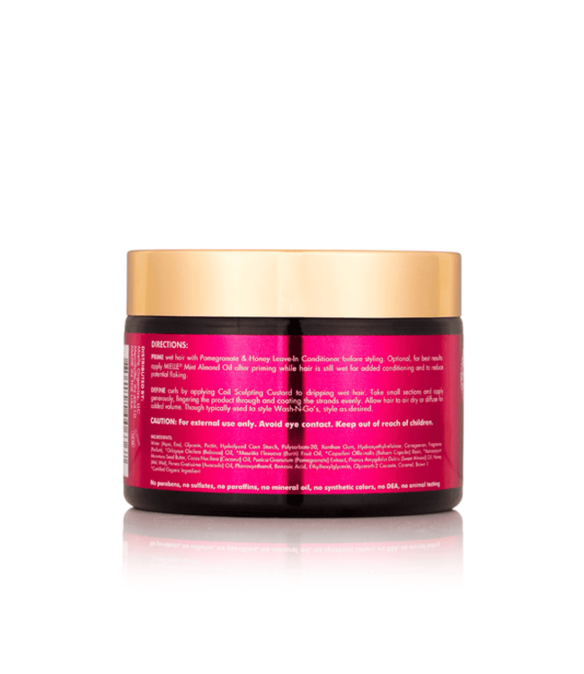 Mielle Organics Pomegranate & Honey Coil Sculpting  Custard 12oz