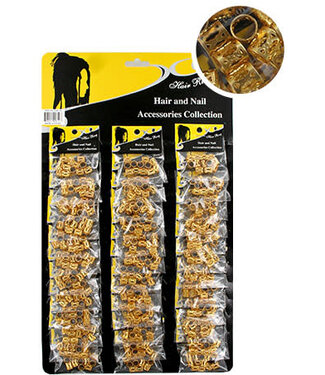 Magic Collection Gold Hair & Nail Ring Bead (S) CX6106