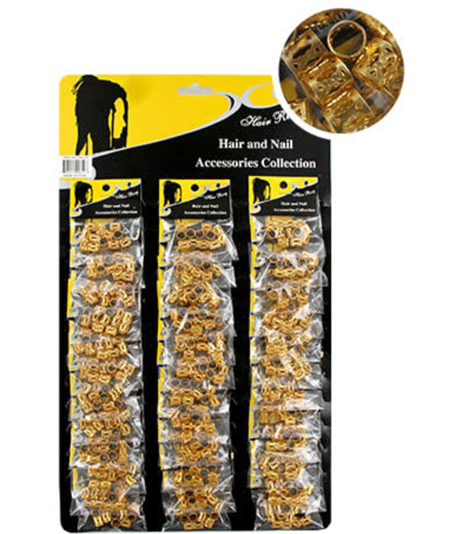 Magic Collection Gold Hair & Nail Ring Bead (S) CX6106