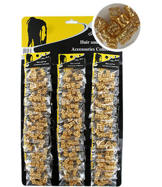 Magic Collection Gold Hair & Nail Ring Bead (L) CX6104