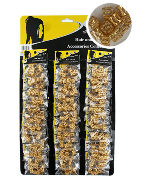 Magic Collection Gold Hair & Nail Ring Bead (L) CX6104