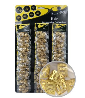 Magic Collection Gold Hair & Nail Ring Bead (XL)CX6108