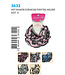 Hot Fashion Hair Scrunchie - Striped 3632