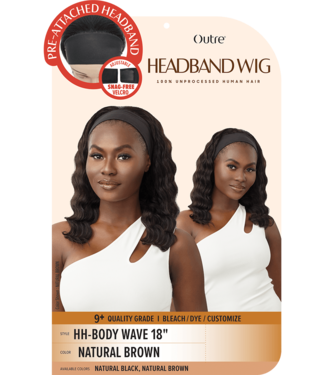Outre Headband Wig HH-Body Wave18" Natural Black FINAL SALE