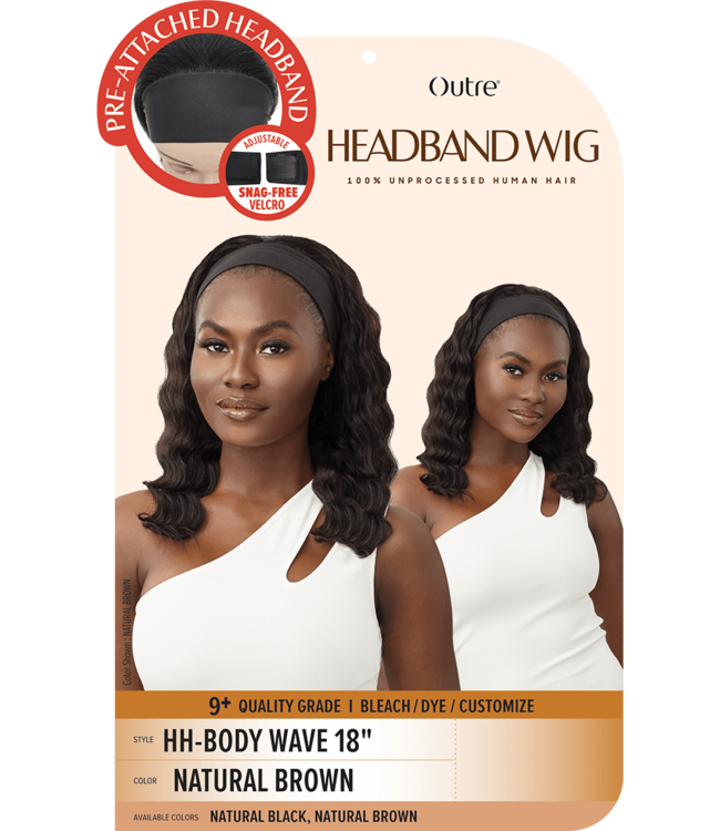 Outre Headband Wig HH-Body Wave18" Natural Black