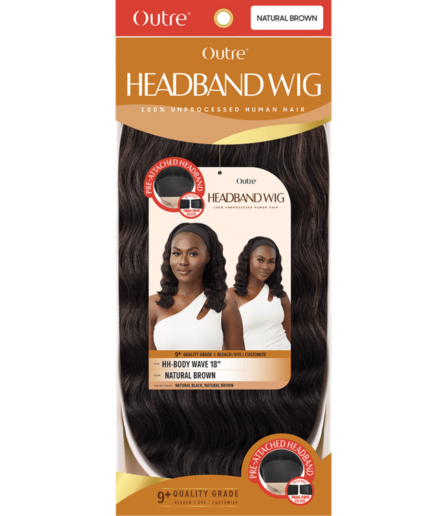 Outre Headband Wig HH-Body Wave18" Natural Black FINAL SALE