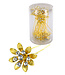 Magic Collection Stone Hair Pins (20/jar) 6752 Flower
