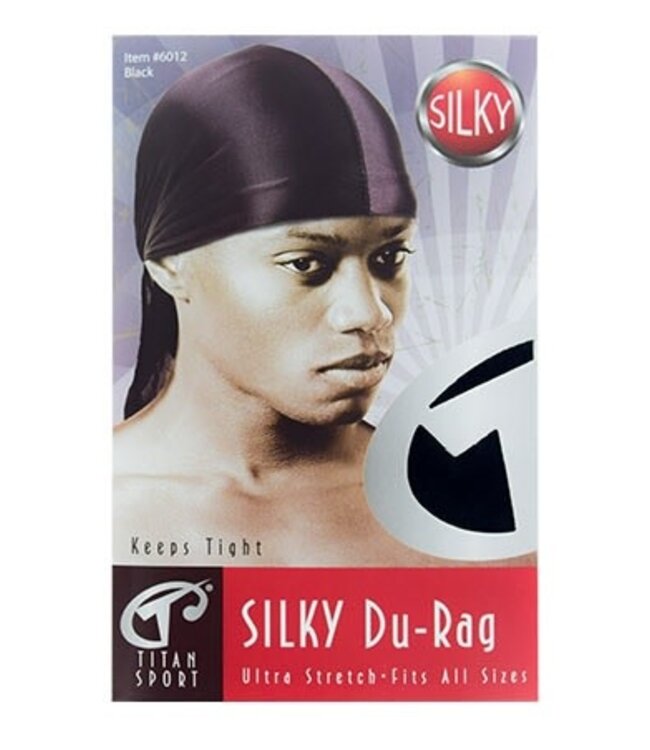 Titan Silk DuRag Ultra Stretch - Black #6012