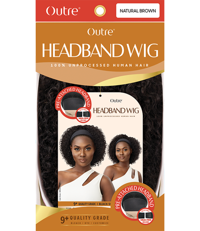 Outre Headband Wig HH-Boho Jerry12" Natural Black