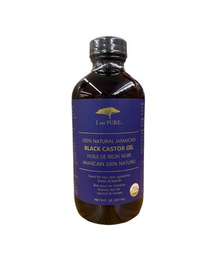 I Am Pure 100% Natural Jamaican Black Castor Oil 8z