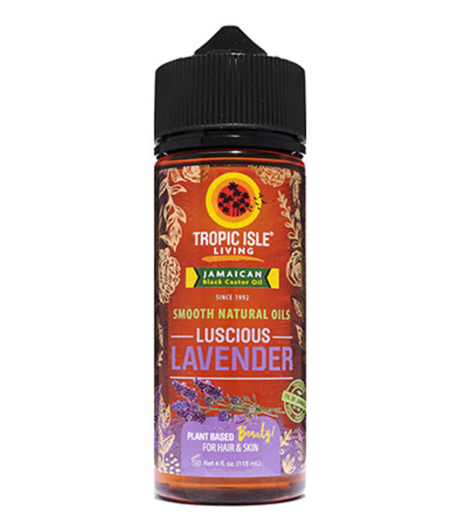Tropic Isle Living Smooth Natural Oil Luscious Lavender 4oz