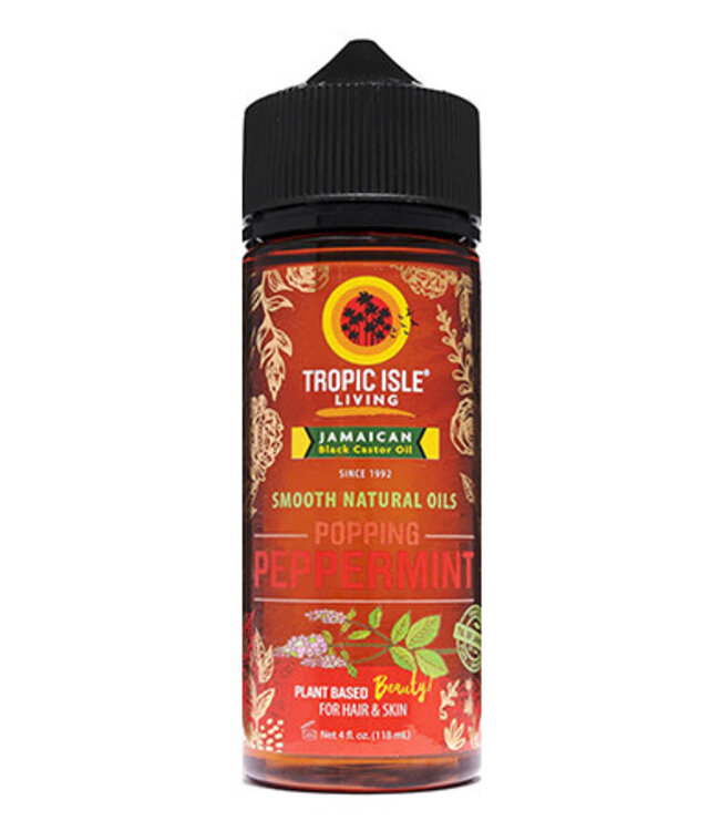 Tropic Isle Living Smooth Natural Oil Popping Peppermint 4oz