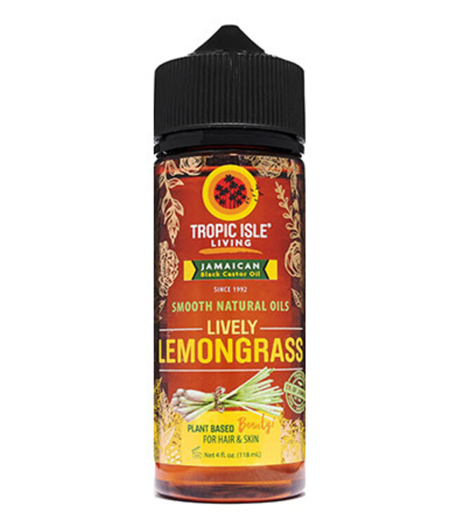 Tropic Isle Living Smooth Natural Oil Lively Lemongrass 4oz