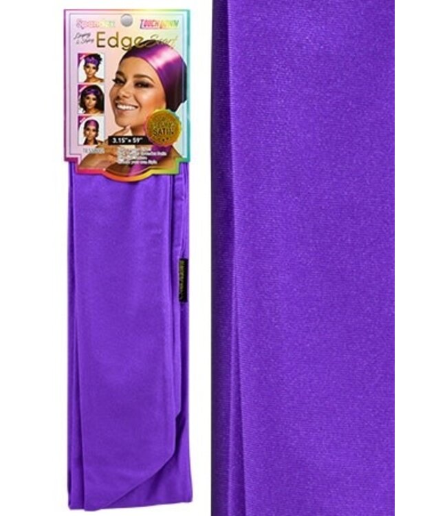 Touch Down Edge Scarf Spandex Purple #TESS002