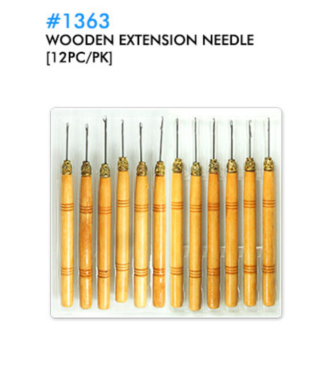Magic Collection Wooden Extension Needle 12Pcs
