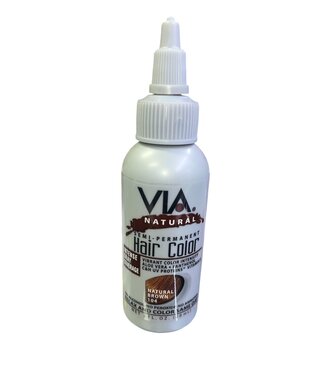 Via H/Clr Natural Brown 104 2oz