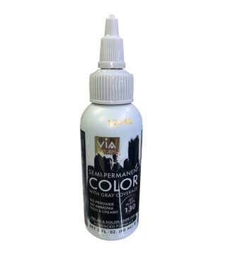 Via H/Clr Jet Black 130 2oz