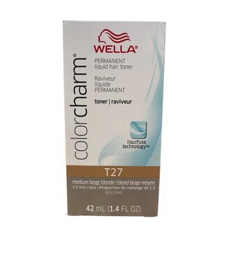 Wella Color Charm Toner  Medium Beige Blonde (#T27)