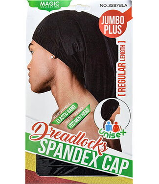Magic Collection Dreadlocks Spandex Cap Reg #2287 Black