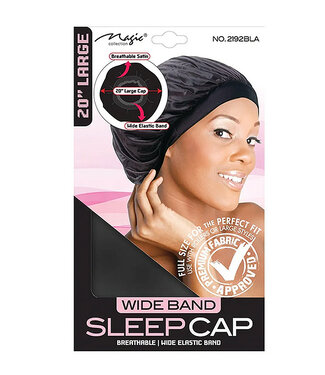Magic Collection Wide Band Sleep Cap 2192 BLA
