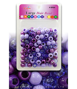 Eden Metalic XLG Medium Round Beads Purple  BR89-TPUR