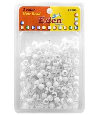 Eden Jumbo 2 Tone Color Bead Clear Assorted Tone 2BR9-C/WHITE