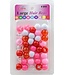 Eden LG Blister Round Beads  ASST BR8-PNK6