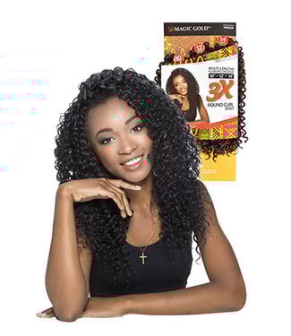 Magic Gold 3X Round Curl Braid Magic Gold 3X Round Curl Braid