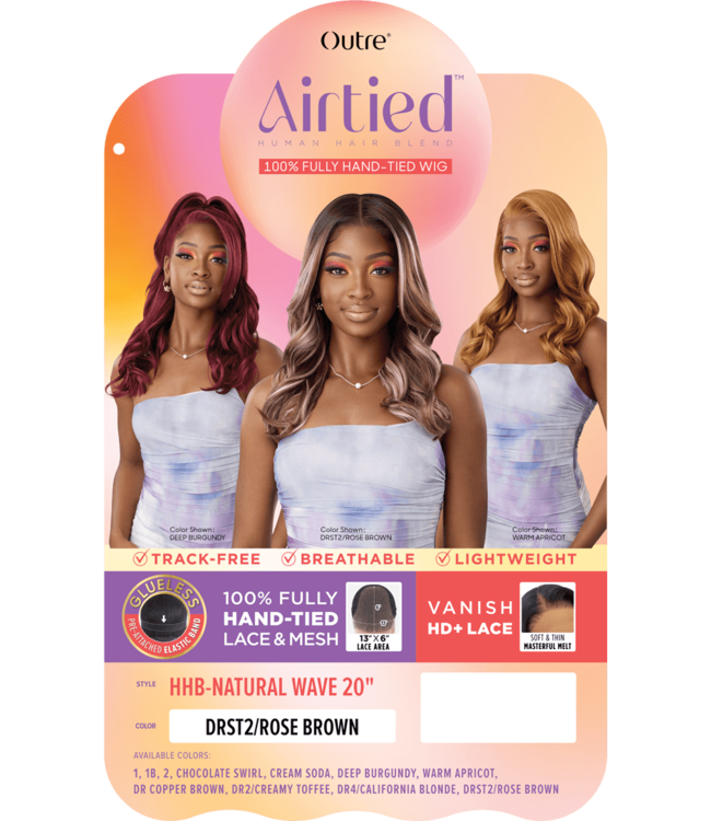 Lace Front HHB - Natural Wave Wig 20" - FINAL SALE