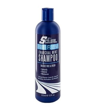 Luster's S-Curl Free Flow Charcoal Mint Shampoo 12oz
