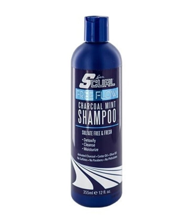 Luster's S-Curl Free Flow Charcoal Mint Shampoo 12oz