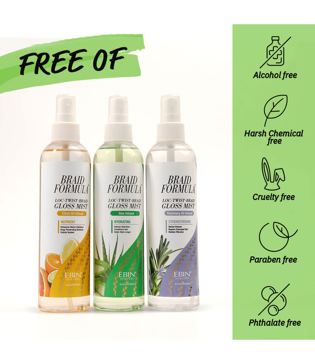 Braid Formula Gloss Mist Aloe Infused 8.5oz