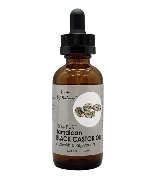 By Nature's 100% Pure Jamaican Black Castor Oil 2oz